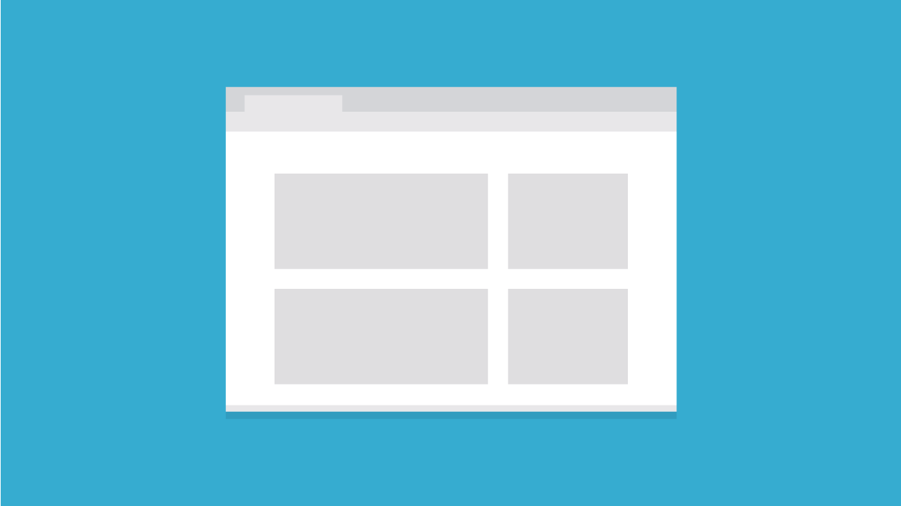 Screenshot of example marketing page project
