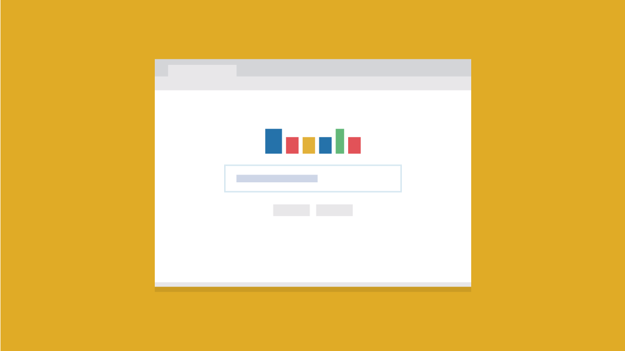 Screenshot of example search page project