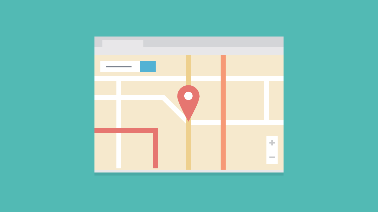 Screenshot of example map project
